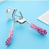 Professional Stainless Steel Eyelash Curler Portable Leopard Aid Silicone Makeup Accessories Eyelash Upward and Curling Tool