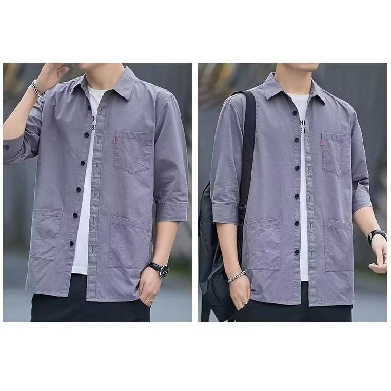 2024 Vintage Shirt For Men'S Summer Clothing, Loose And Niche Design For Students, Fun New Men'S Top For Outdoor Wear