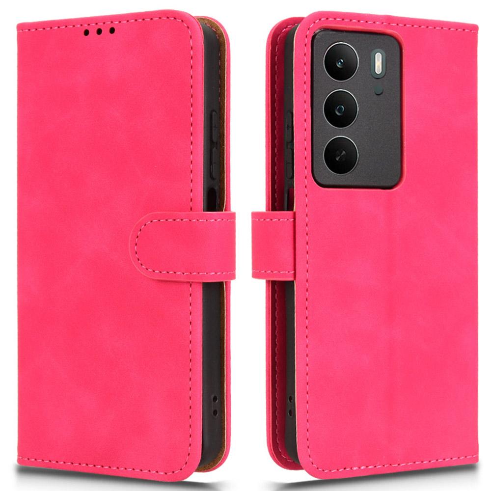 Pro Realme C71 4G Kožené pouzdro s povrchem na dotek, odolné proti pádu, peněženkové flipové pouzdro na telefon