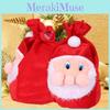 Large Plush Velvet Santa Gift Bag For Christmas Decor Ideal For Festive Candy Storage