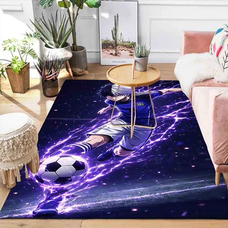 1pc Electric Soccer Kick Rug, Office Carpet Indoor Outdoor Entrance Doormat, Non-Slip Soft And Comfortable, Living Room. Q7140197