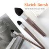 New 3Pcs Artist  Sketch Pen Washable Sketch Rubbing Sponge Brush Reusable Drawing Art Blenders Correcting Lightening Highl