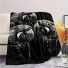 1PC Small animals gather Print FlAannel Blanket, High quality Comfortable for All Seasons, Home Decor, Warmth and Comfort