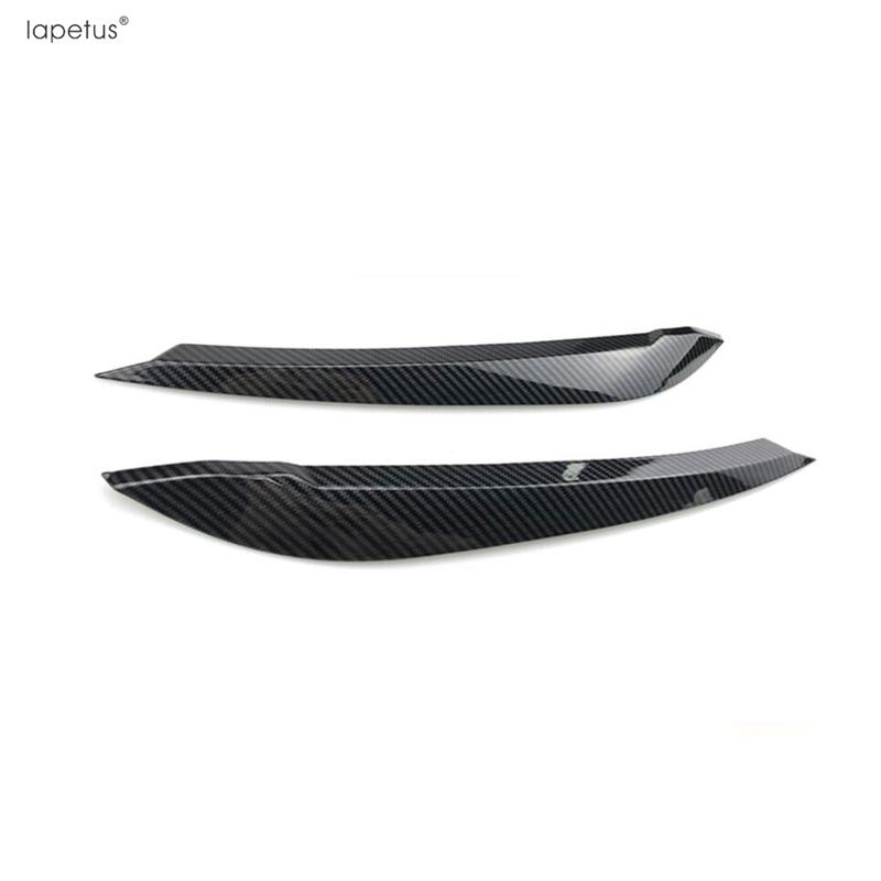 Für VW Volkswagen Polo  -  Auto Front Hinten Scheinwerfer Nebelscheinwerfer Lampe Augenbraue Augenlid Abdeckung Zierleiste Schwarzes Zubehör Außenkit