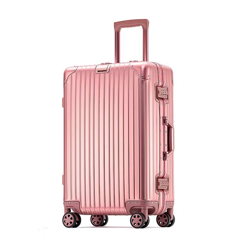 BATANUV Fashion High-End Aluminum Frame Travel Suitcase