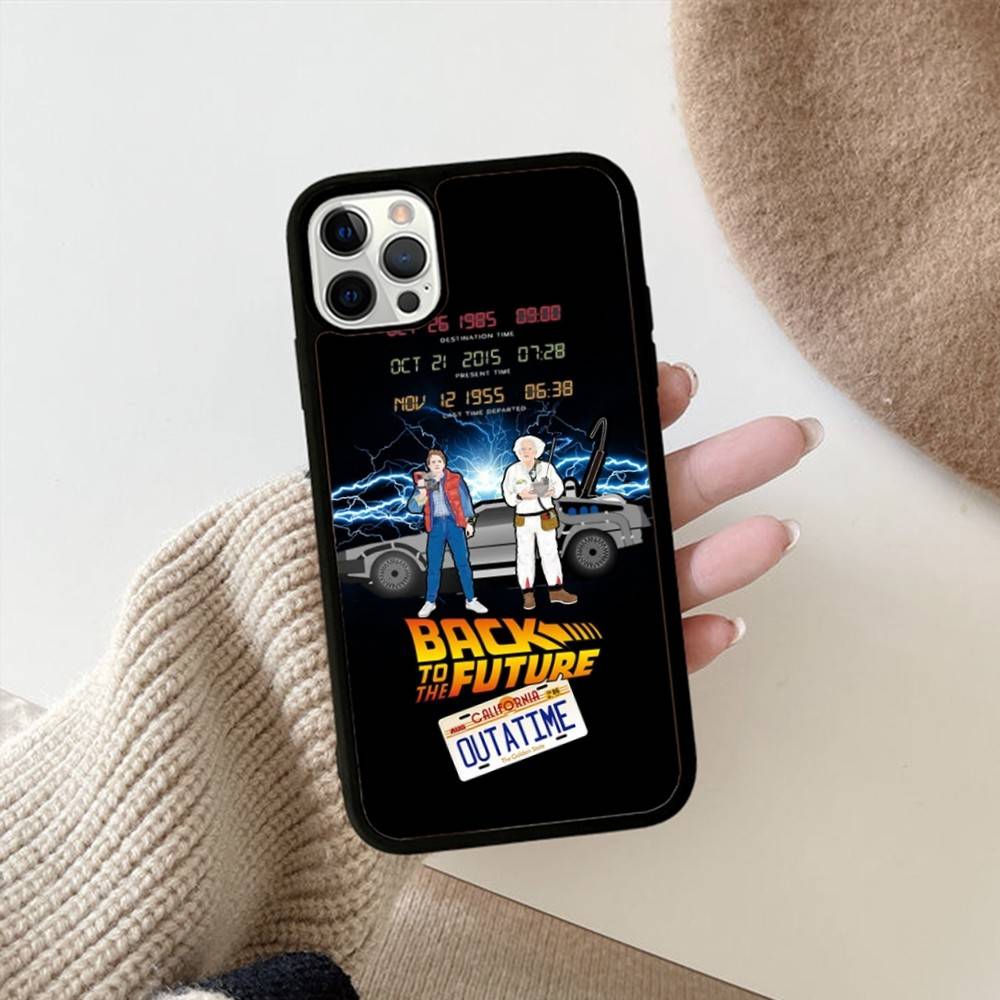 

Movie Back To The F-Future Phone Case For IPhone 16 Pro Max 15 14 Plus 14 13 12 11 17 PC+TPU Cases Back Cover iPhone 15 plus