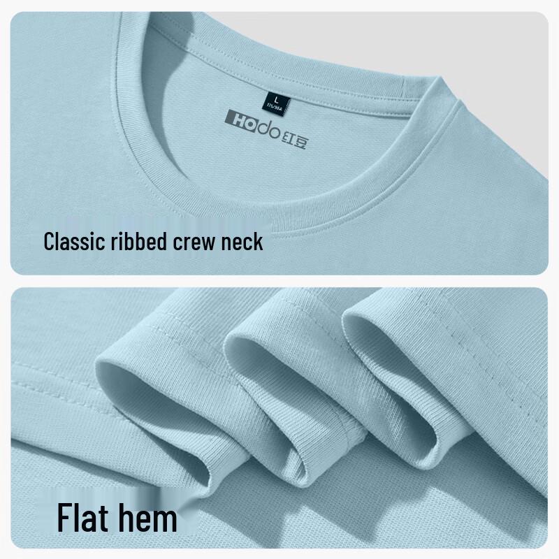 Hodo Herren Pure Baumwolle Kurzarm T-Shirt & Shorts Set
