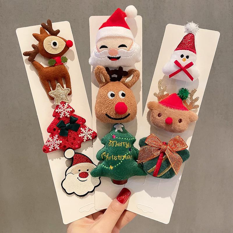 Reindeer Snowman Christmas Brooch Pin for Women - Holiday Gift & Decoration