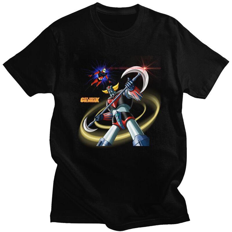 Custom Actarus Goldrake Tshirts for Men Short Sleeves Leisure T Shirt UFO Robot Goldorak T-shirt 100% Cotton Tees Gift Idea -... S разноцветный