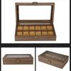 Handmade Retro Luxury Wooden 3/6/12 Grids Watch Boxes Watches Display Case Jewelry Holder Storage Organizer for Watch Holding
