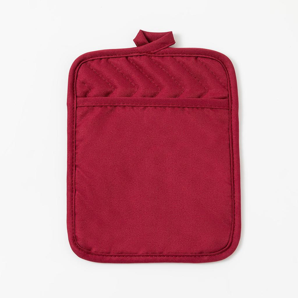 Maschinenwaschbare Ofen-Kochmatten Großhandel Tägliche Küchenbacken Kochtasche Topfhalter Baumwolle Hitzebeständiger Topflappen Heißpads