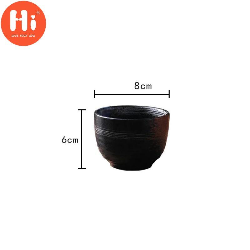 Japanese Ceramic Retro Hand-painted Teacup Household Stoneware Water Mug Office Restaurant Drinkware