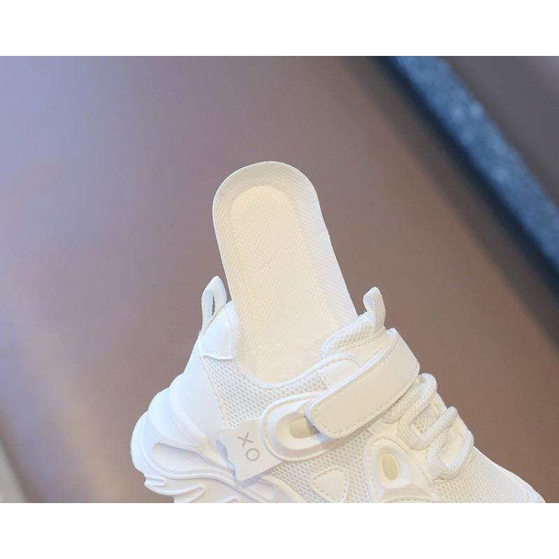 Children's Sports Shoes - Spring/Autumn Collection, Mesh White Sneakers for Boys, Panda Shoes for Girls
