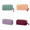 Contrasting Grid Color Cloth Stationery Bag Stationery Organizer Pencil Pouch  Girls/Boys