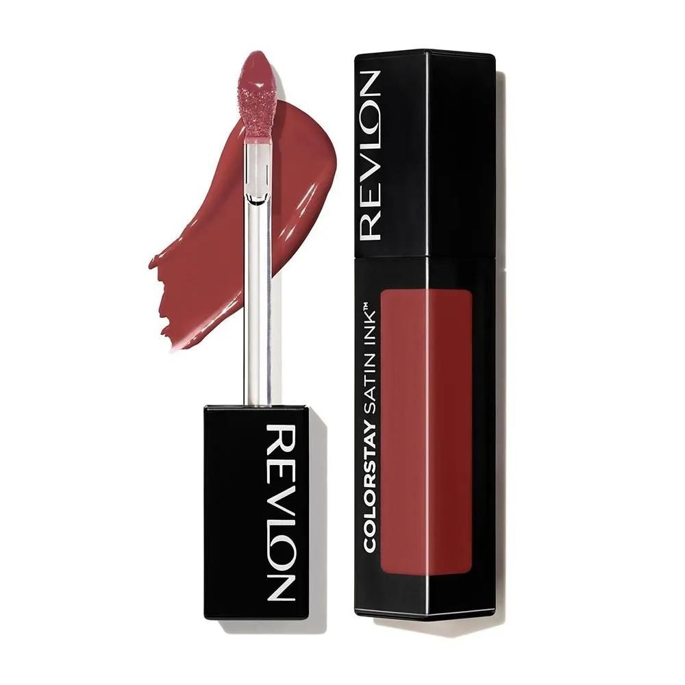 Revlon ColorStay Satin Ink 1 Pack 032 Lady Topaz REVLON Liquid Lipstick, Lip Makeup, ColorStay