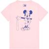 New MLB X Disney Los Angeles Dodgers LA DODGERS T Shirt Unisex Pink 31TSK1031-07P