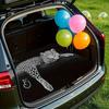 1Pcs Leopard Print Car Trunk Mat with Anti Slip Cargo Liner Waterproof Rear Storage Protector Floor Mat for SUV Sedan Vehicle In