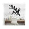 Metal Bird Silhouette Wall Art Laser Cut Hanging Sculpture Modern Home Decor Gift