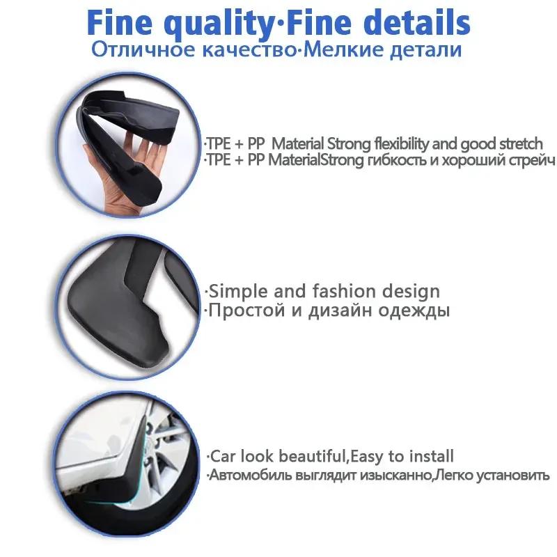 2024 2025 FOR Jeep Wrangler Rubicon Mud Flap Guards Splash Mudguard Fender Mudflaps Car Accessories Front Rear 4pcs