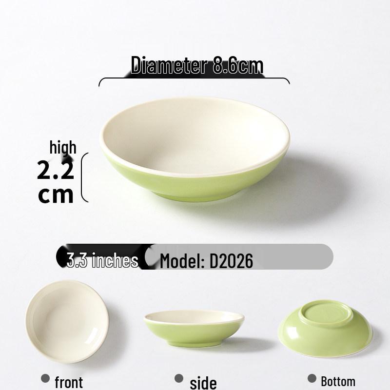 Xiangyuanmei Melamine Plates: Light Luxury Tableware for Restaurants and Hotels, Perfect for Cold Dishes, Sides, Hot Pot, and Dip Sauces.