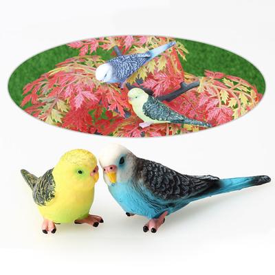 Artificial Est Parrot Bird Mini Animal Model Garden Lawn Yard Ornament Decor