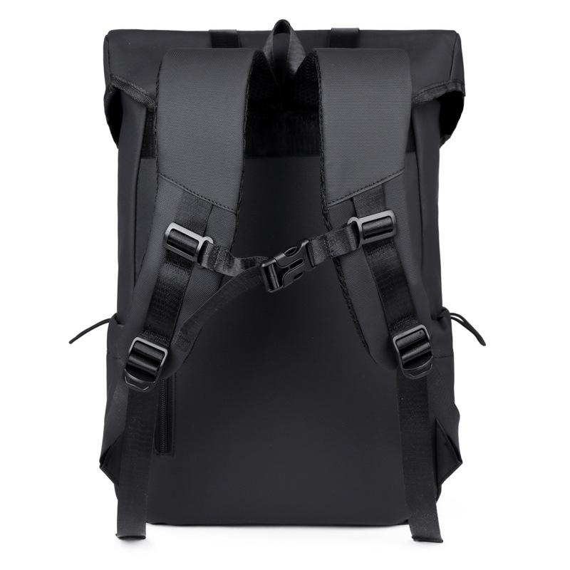 New men's fashion high-value backpack backpack, college student schoolbag, large-capacity commuter laptop bag