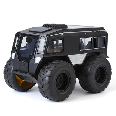1/24 Scale Sherp All-terrain Car Model Toy Metal Diecast Sound Light Pull Back Shock Absorption Off Road Vehicle Gifts for Kids