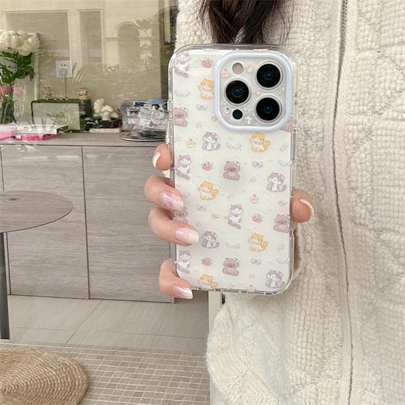 

Lazy Cat Illustration iPhone 17 & 16 Pro Max/15 Pro Case - New Style iPhone 16 Pro Max