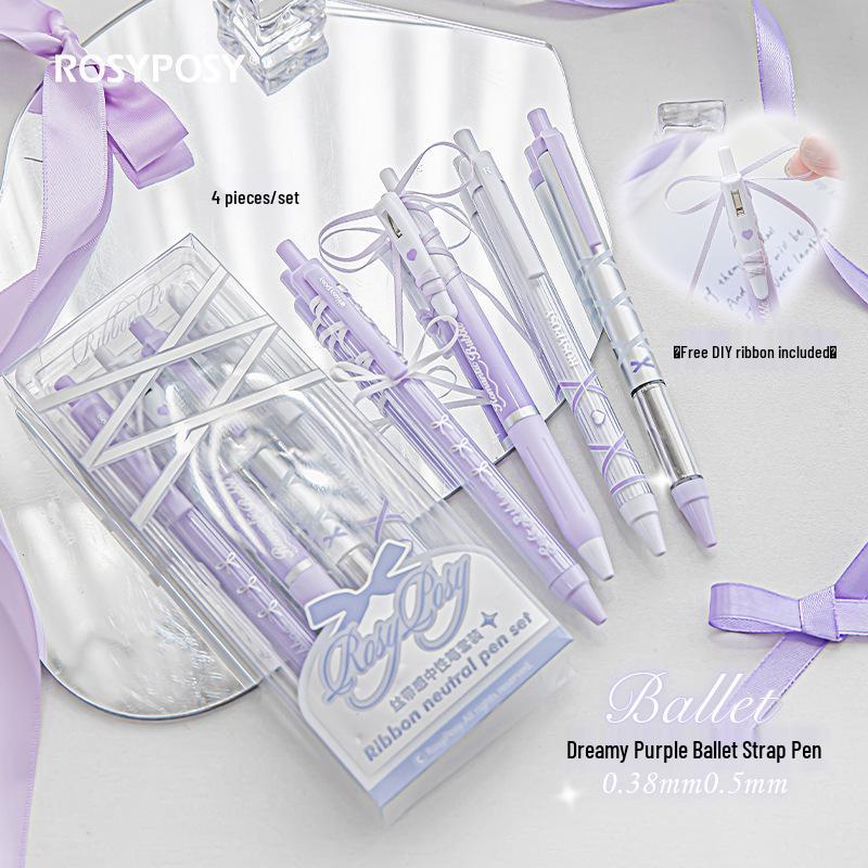 RosyPosy Ballet Ribbon Series Exam Highlighting Pen