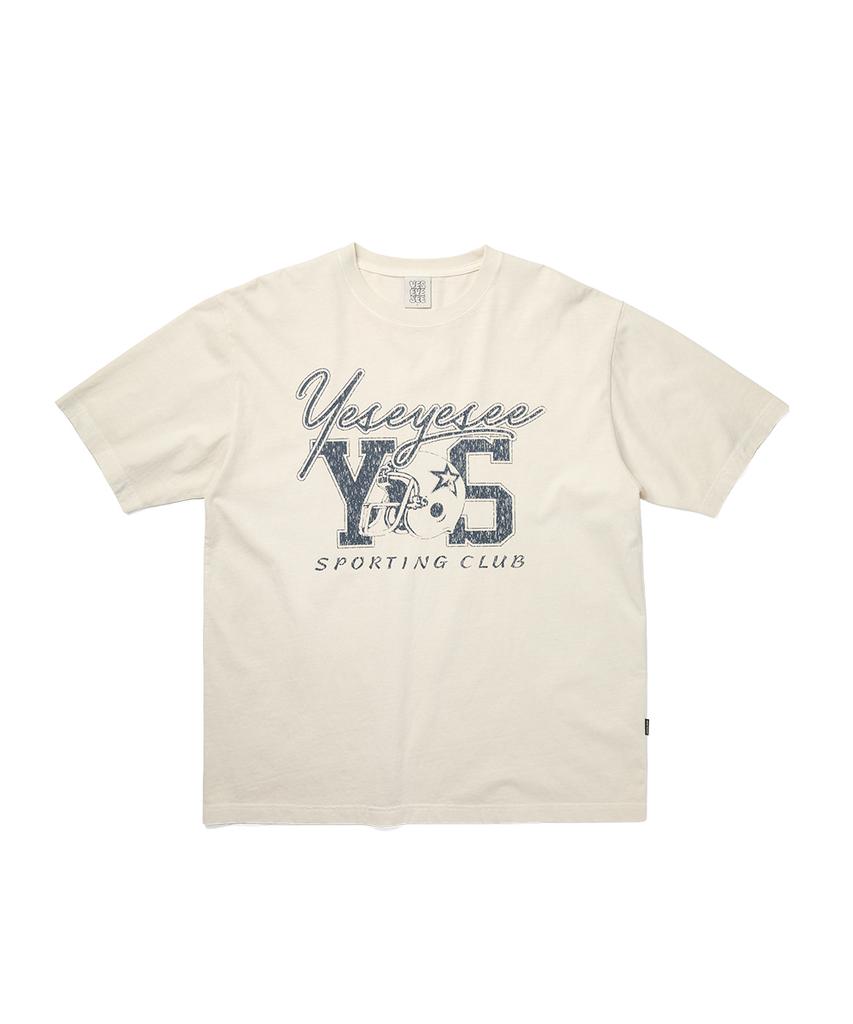 YESEYESEE Y.E.S Sporting Club Tee Natural