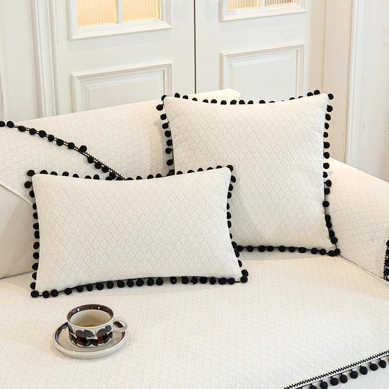 Luxury Chenille Non-slip Sofa Cover Protector Chaise Four Season Universal Corner Sofa Cushion Towel Furniture Protector Covers