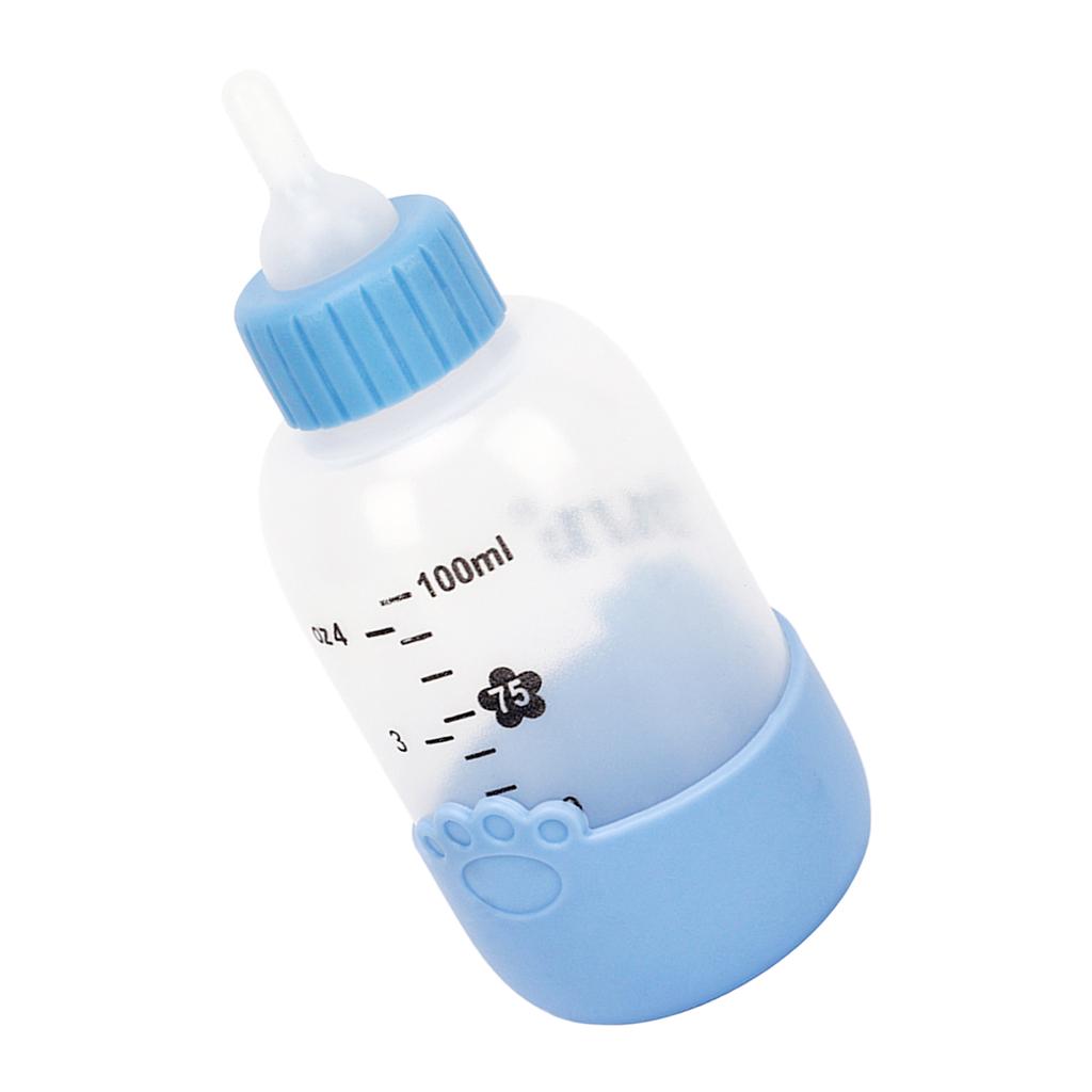 100ml Pet Nursing Bottle Universal Paw Pattern Silicone Pet Milk Feeding Bottle Kit for Puppy Cat