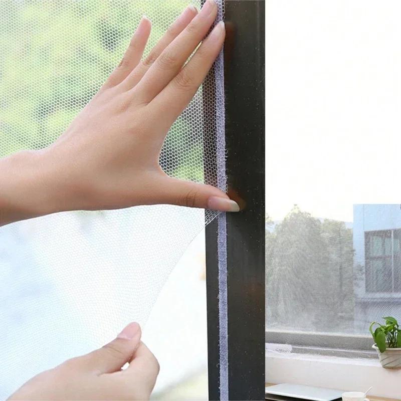 Window Screen DIY Self Adhesive Anti Mosquito Mesh Cuttable Home Bedroom Kitchen All Kinds Of Windows Repair And Window Screen