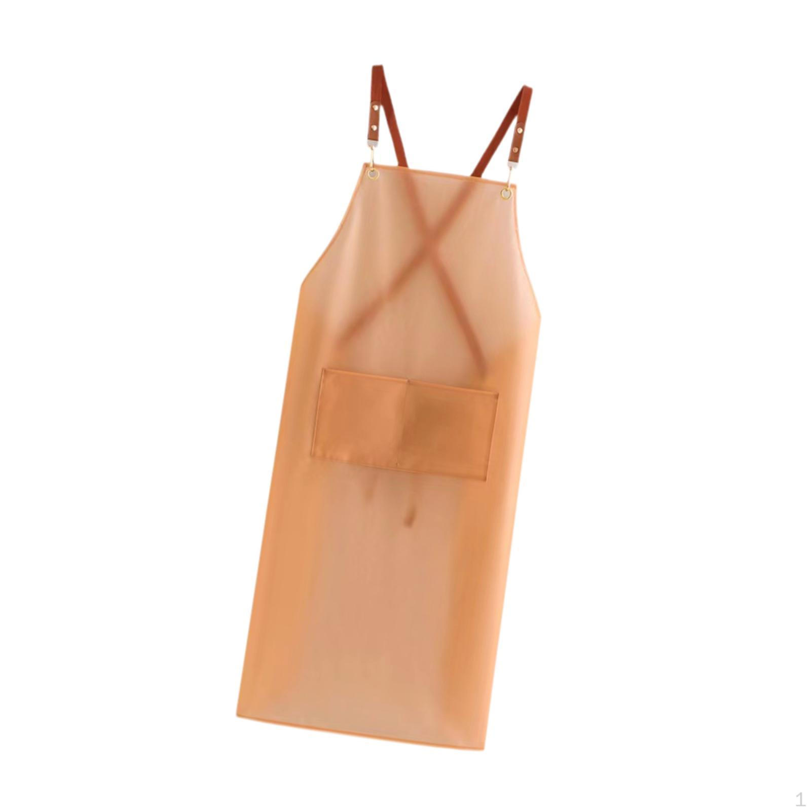 

Фартук для выпечки шеф-повара TPU прочная краска водонепроницаемая для поделок Art Farmhouse розовый