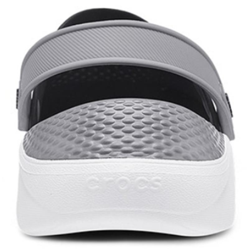 Crocs LiteRide Shoe Sandals Black Smoke Grey Unisex