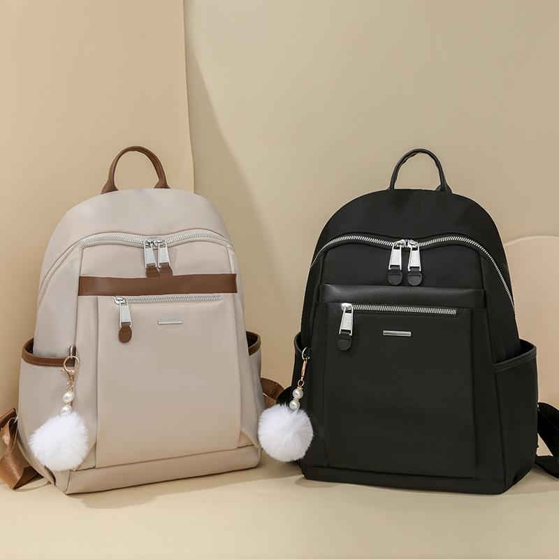 Mochila de nailon para mujer, bolso de viaje de gran capacidad, mochila escolar para estudiantes