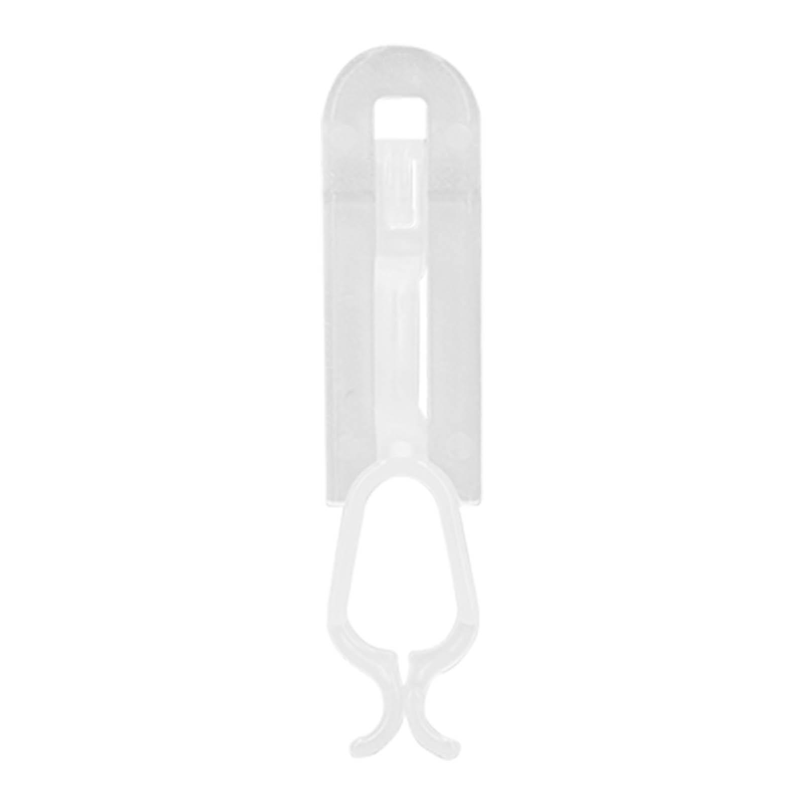 

60 шт. Пластиковые зажимы для рождественских огней, мягкие, гибкие, водонепроницаемые, маленькие, крючки для рождественских огней белый