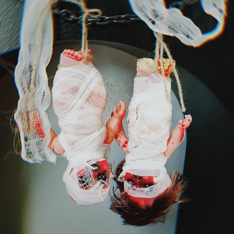 Halloween Hanging Ghost Doll Pendant Haunted House Props Children's Gifts Party Decoration Supplies Horror Ghost Zombie Baby