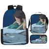Elementary and Secondary School Students Spirited Away School Bag Hayao Miyazaki Children's Fashion Backpack Waterproof Large Capacity Backpack
