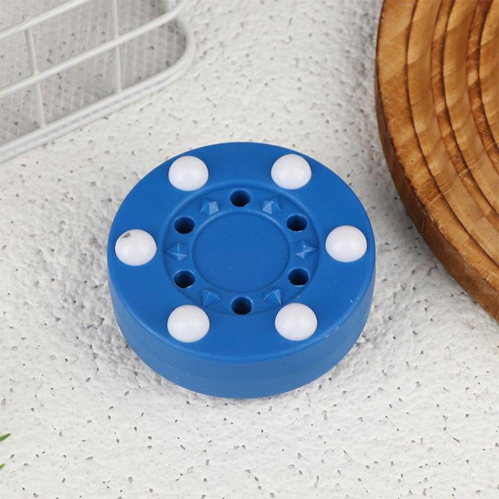 90D Hard TPU Inline Hockey Puck ABS Studs Hockey Dry Land Practice  Skate Training синий