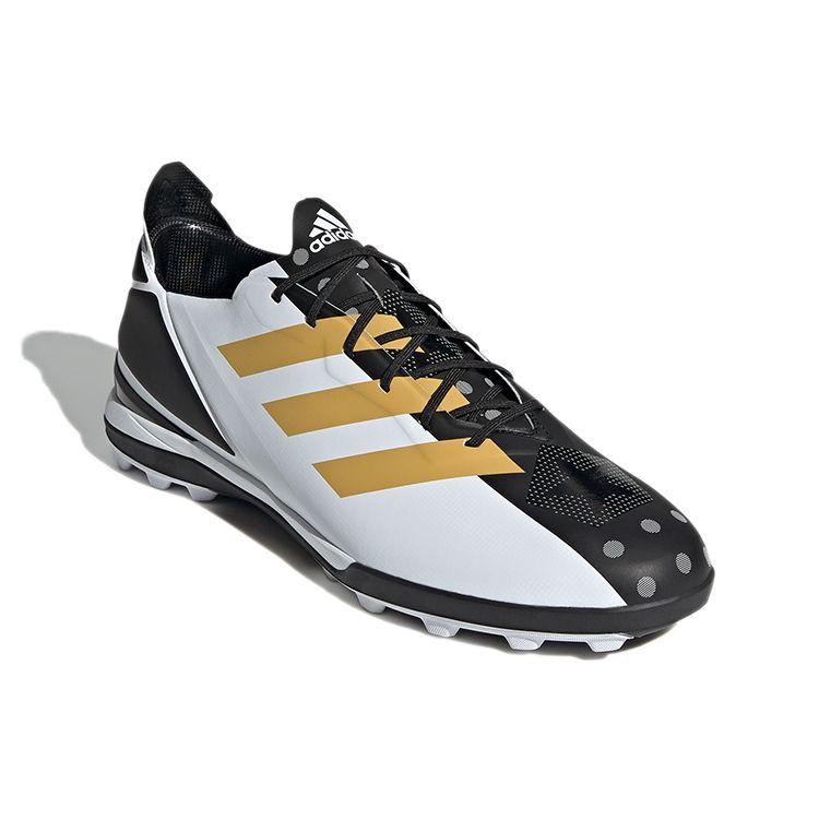 Adidas Gamemode Round Toe Lace-Up TF (Rubber Studs) Slip-Resistant Durable Soccer Shoes Men Soccer Shoes White Platinum GY7543