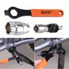 Bike Crank Extractor Puller Bottom Bracket Remover with 16mm Spanner Wrench Bicycle Crank Removal