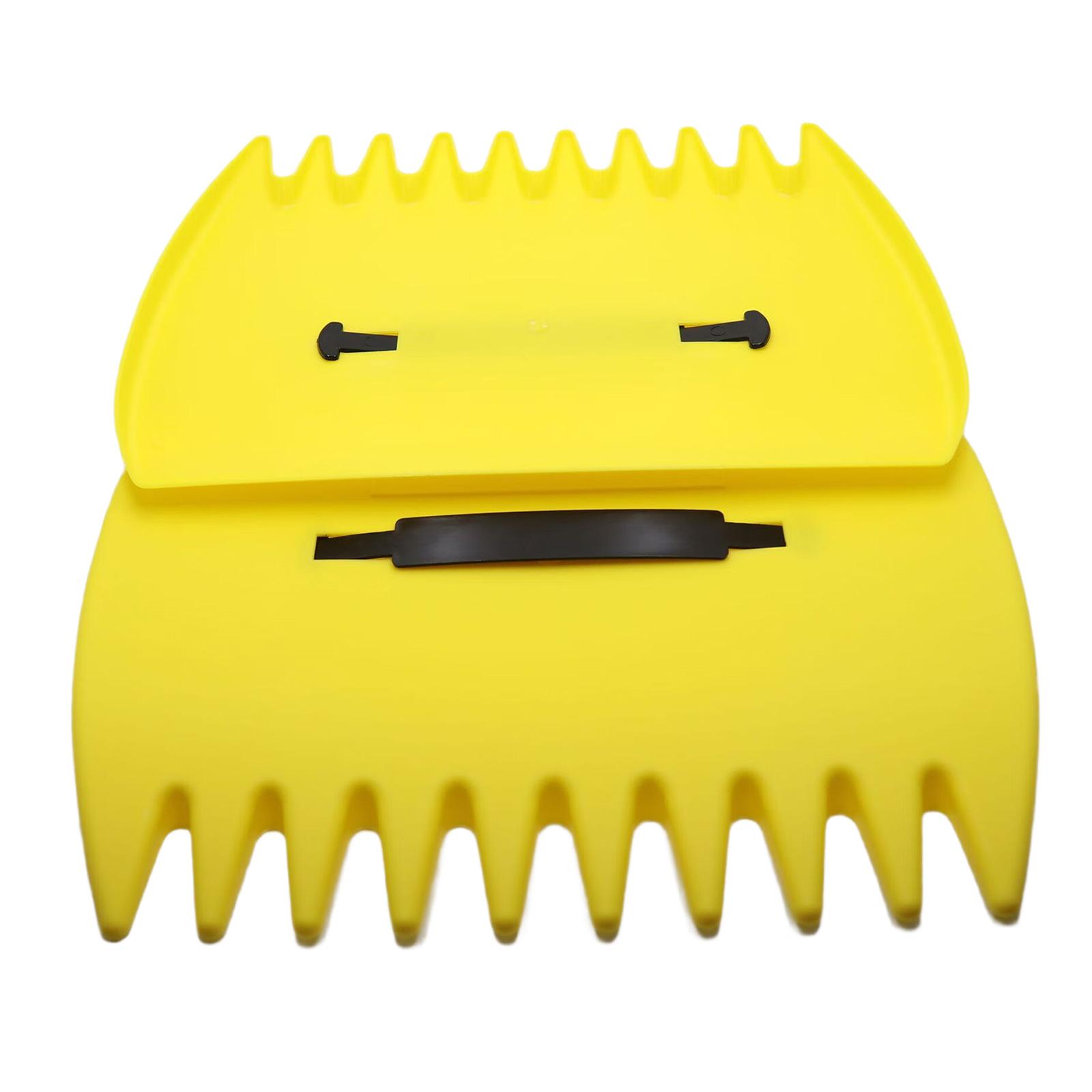 Large Plastic Handheld Rakes for Picking up Leaves Garden Leaf Grabbers, Leaf Collector Garden Leaf Scoops with Handle