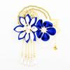 TOMAZON for Japanese Style Hair Ornament Hair Clip for Girls and Colorful Flower Waterdrop Gift [Suitable Shichi-Go-San/Coming-of-Age