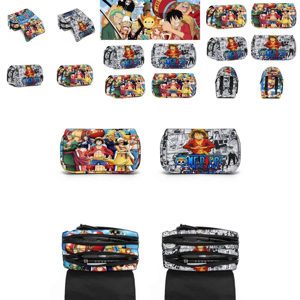 New Arrival! One Piece Cartoon Pencil Case For Students Durable Polyester Material
