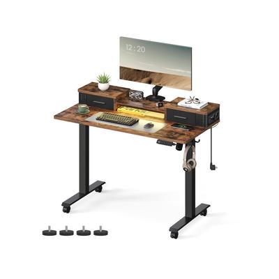 Schreibtisch mit elektrischer Höhenverstellung, 60 x 120 x (