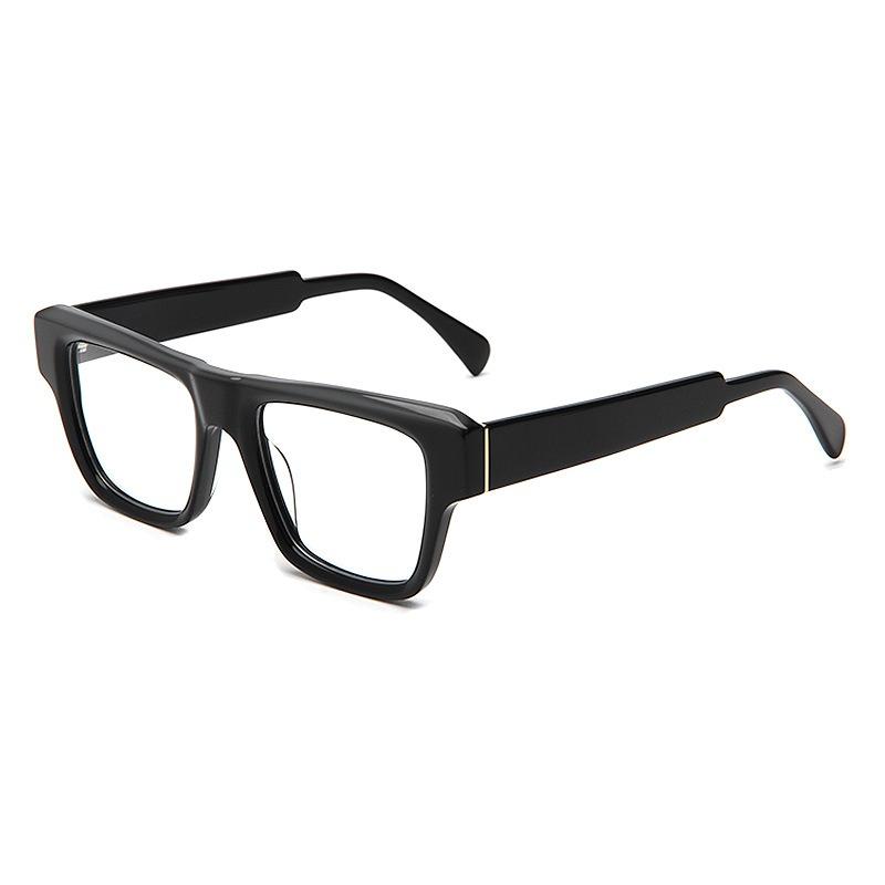 

Men s Acetate Glass Frame for Man High-Quality Brand Design Fashion Optical Eyeglasses Frame Women s Decorative Glasses чорний
