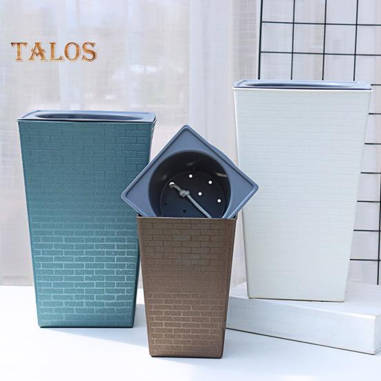 Self-Watering Plant Pot with Drainage Holes Automatic Watering Flowerpot Water Storage Planter for Indoor Outdoor Plants