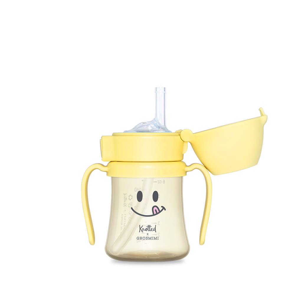 grosmimi X Knotted PPSU Straw Cup (200ml) - Limited Edition