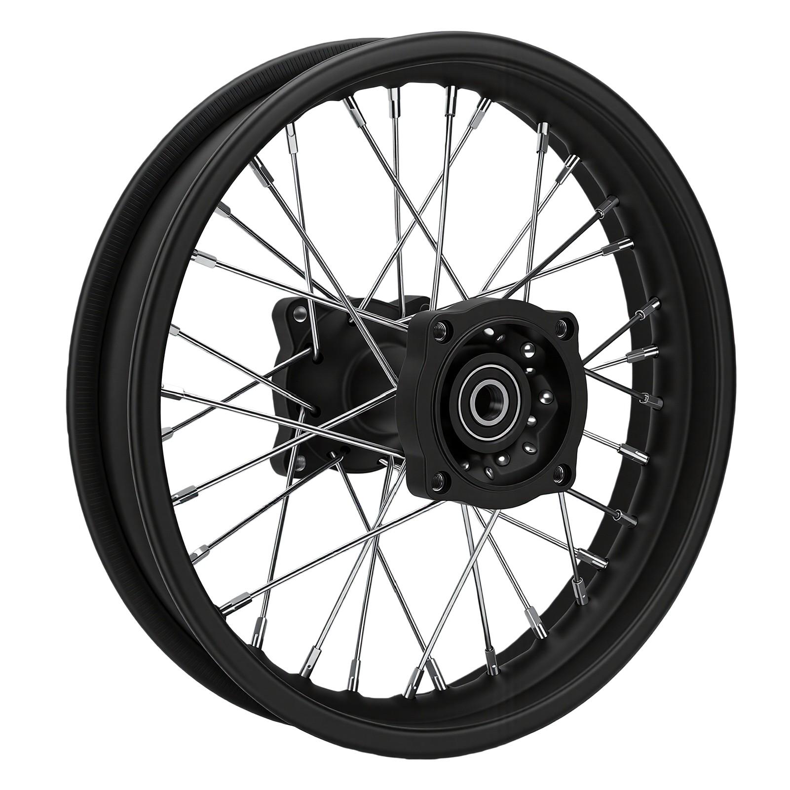 Vervanging Achterwiel Velg Naaf voor Kayo TSD 110 TD 125 12 Inch Motocross Achterwiel Velg Naaf voor 80 100 12 Band black
